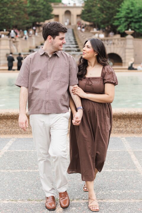 Anika and Louis during their engagement photo session